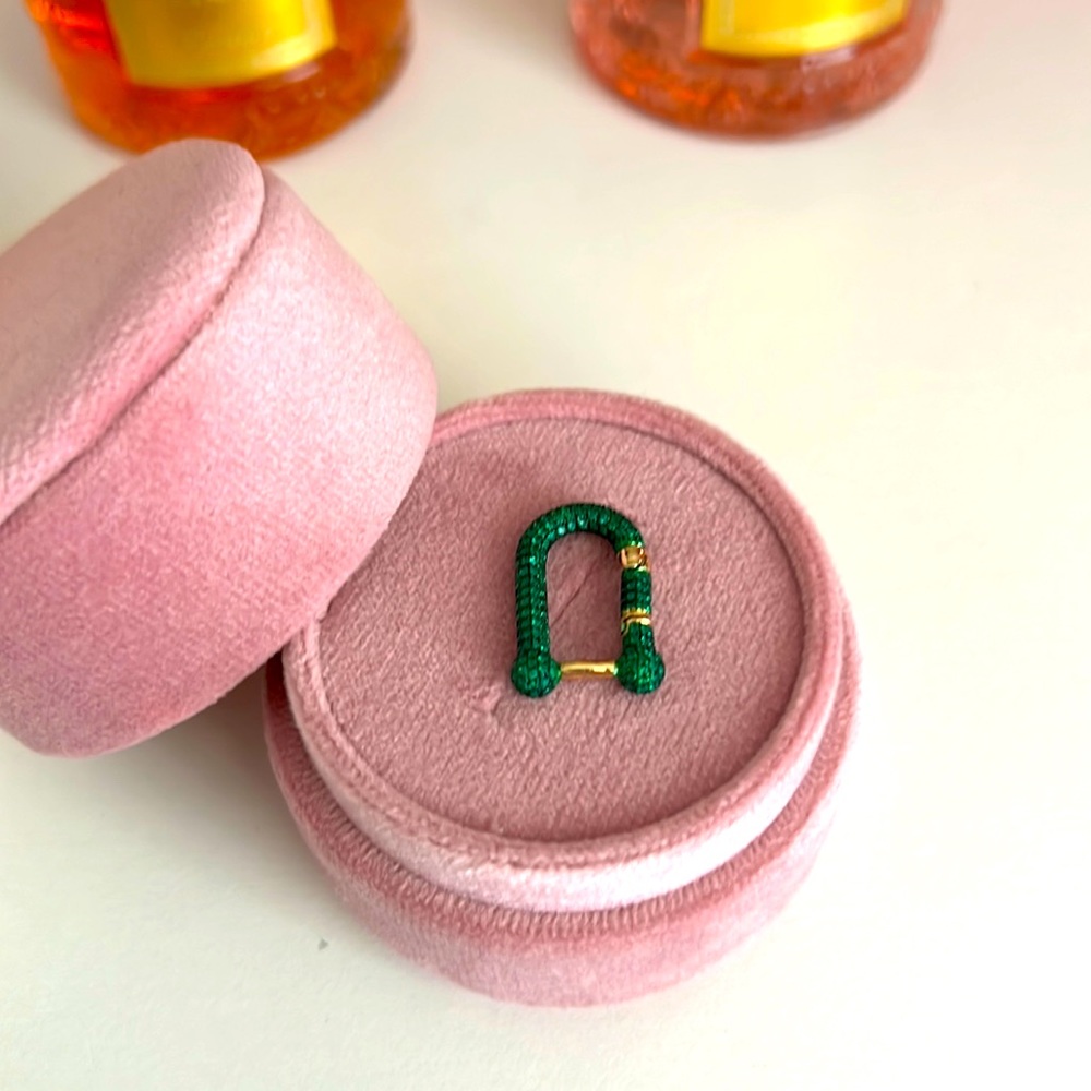 Emerald 18k Enhancer Clip